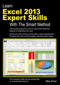 Book Cover - Learn Excel 2013 Expert Skills with The Smart Method
