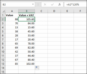 Adding VAT to a value in Excel - TheSmartMethod.com