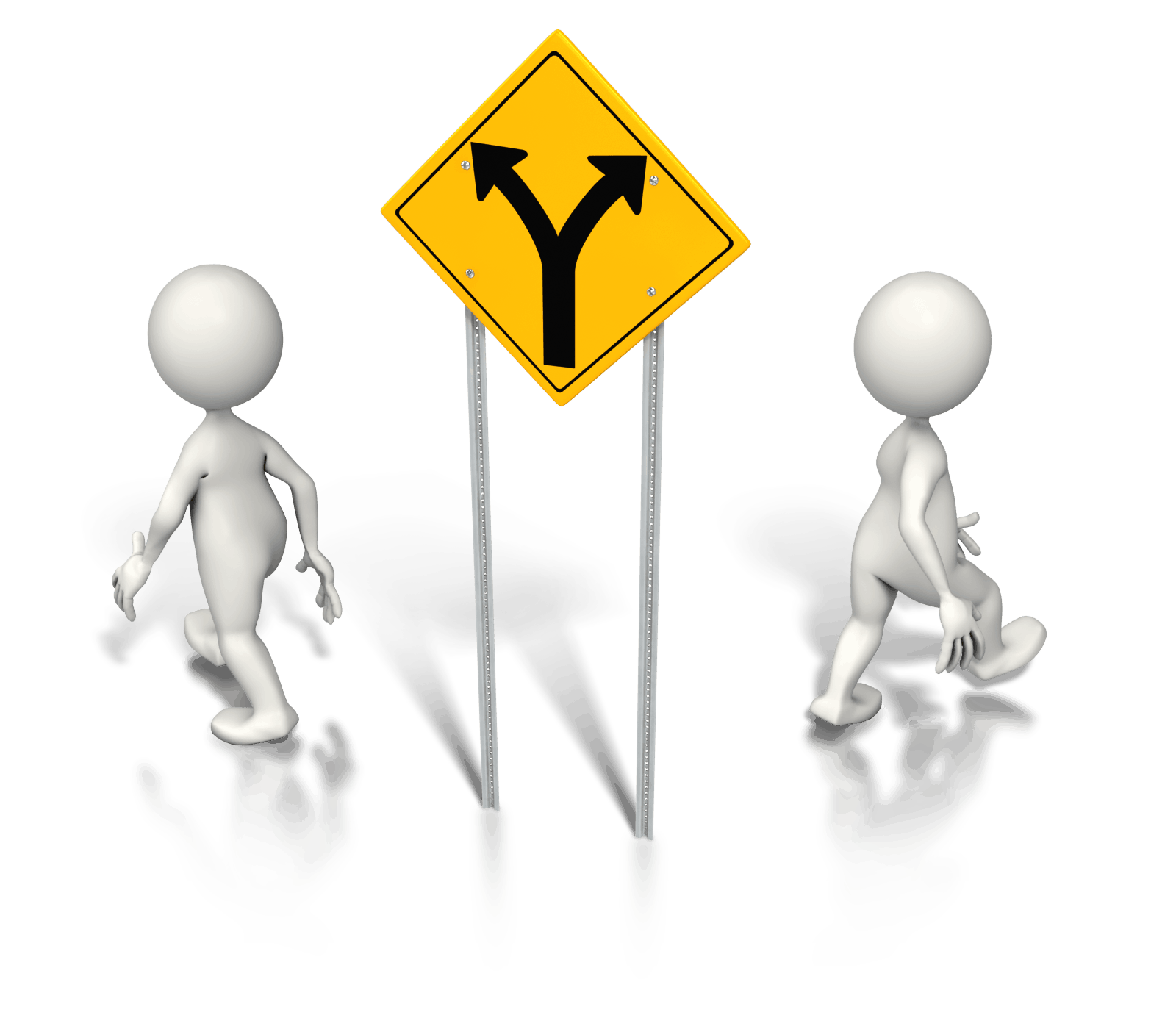 Split up Clipart. Separation sign.