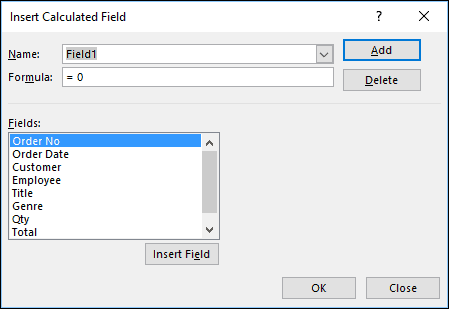 calculate number of sales closed in pivot table excel for mac