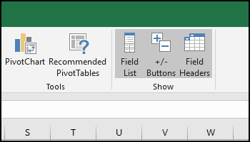 excel for mac pivot table default settings