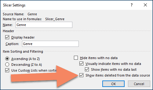 excel for mac slicers refresh chart area