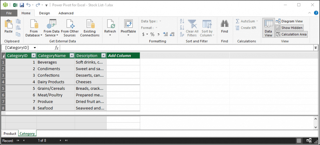 power pivot excel 2016